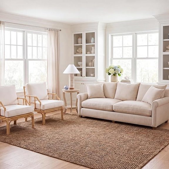 natural jute rug 9x12 nf447a