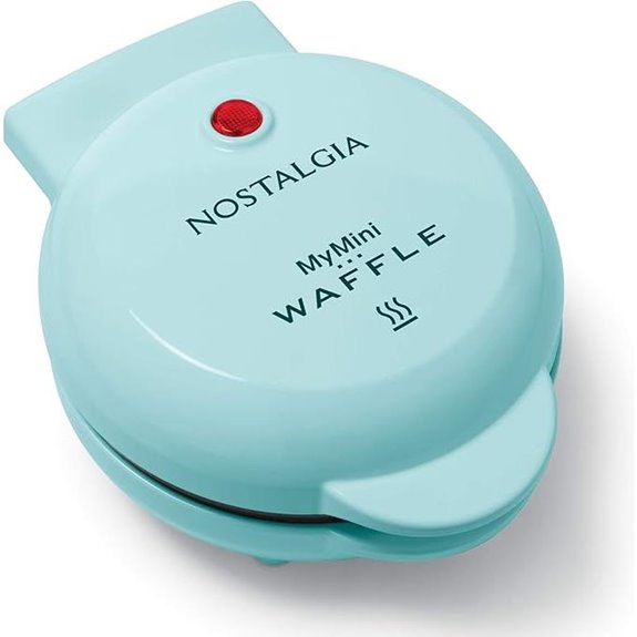 nostalgia mymini aqua waffle maker