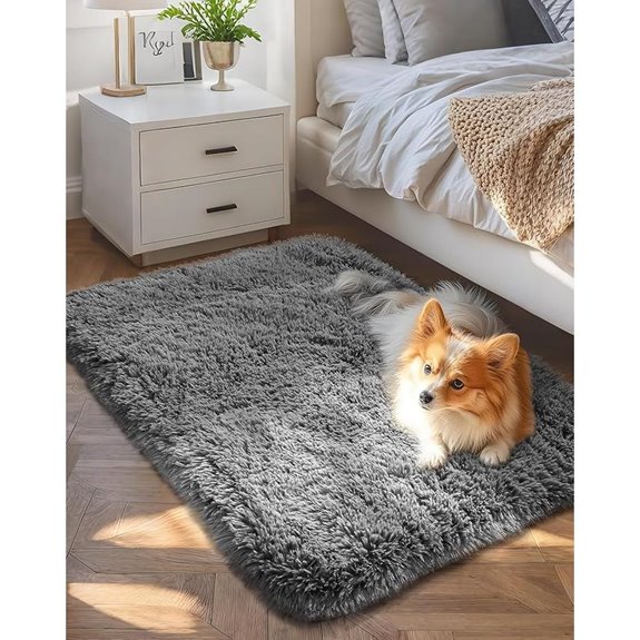 ophanie small fluffy rug