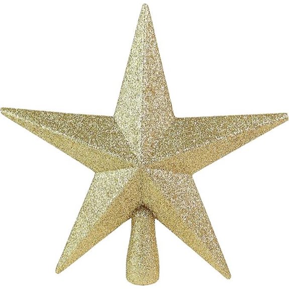 ornativity gold glitter topper