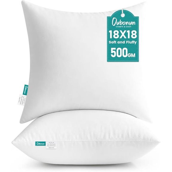 10 Best Throw Pillows for 2026 4 oubon 18x18 pillow inserts