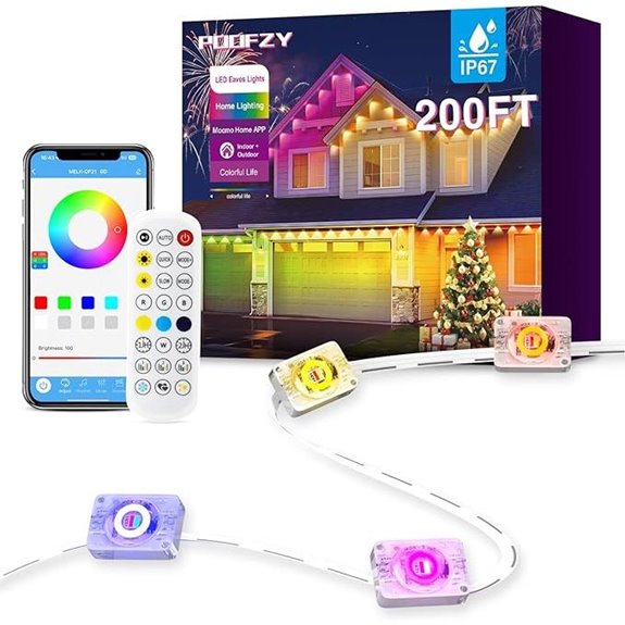 poofzy 200ft rgb ic lights