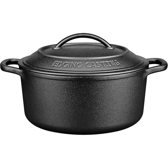 pre seasoned cast iron dutch oven