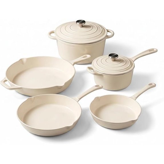 5 Best Coated Cast Iron Cookware for 2026 5 qulimetal enameled cast iron set