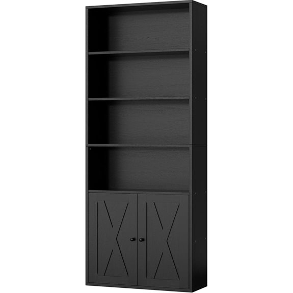 5 Best Bookcases for 2026 (Organize Your Library) 2 shintenchi industrial black bookcase