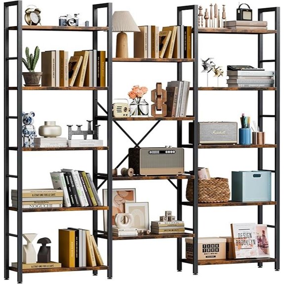 15 Best Bookshelves for Home Libraries in 2026 22 shintenchi rustic brown bookshelf