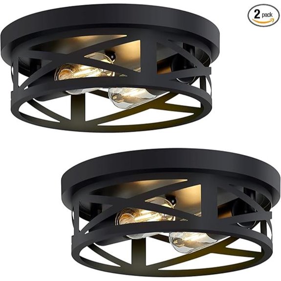 skejao flush mount fixture 2 pack