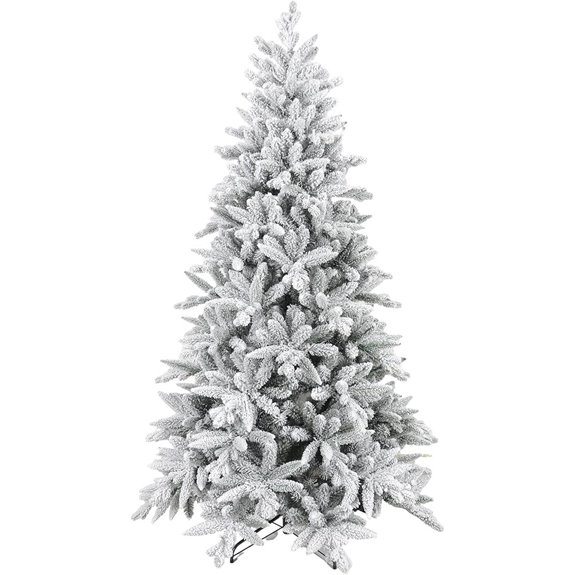 snow flocked 6ft christmas tree
