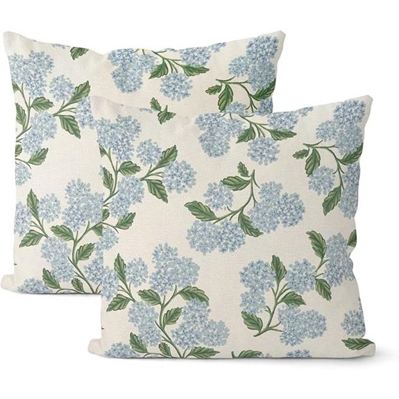 15 Best Outdoor Pillows for 2026 (Patio Perfection) 12 spring hydrangea pillow covers 18x18 2 pack