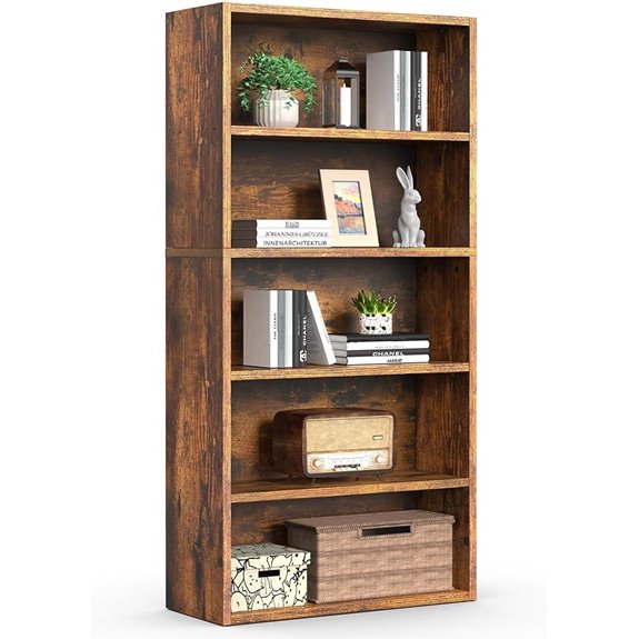 sweetcrispy 53 inch white bookcase
