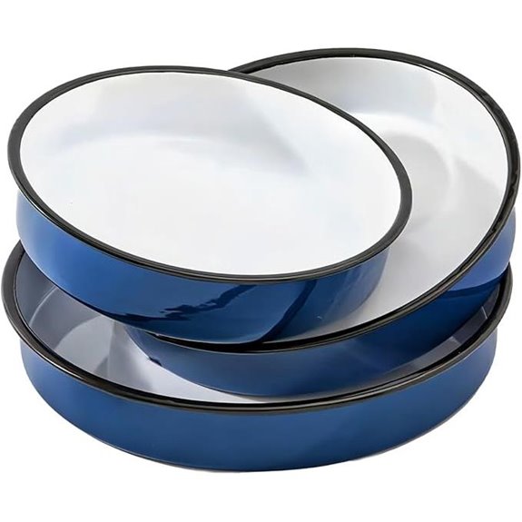 7 Best Enamel Pans for 2026 (Cook in Style) 1 three pack enamel roasting pans