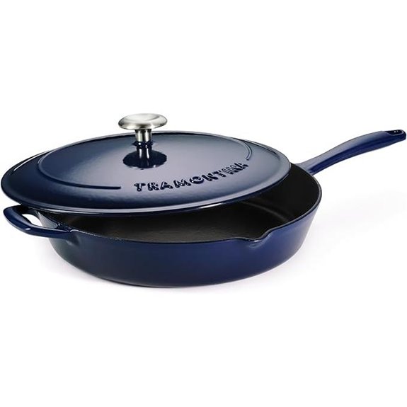 tramontina enameled cast iron skillet