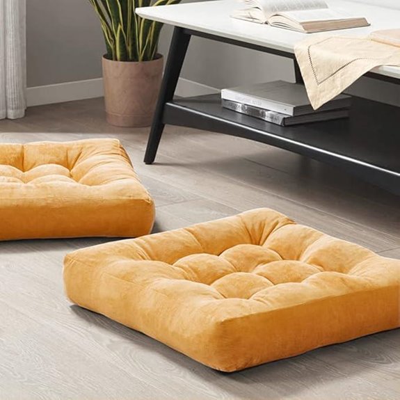 10 Best Floor Pillows for 2026 (Cozy Vibes Guaranteed) 5 two person comfort floor cushions