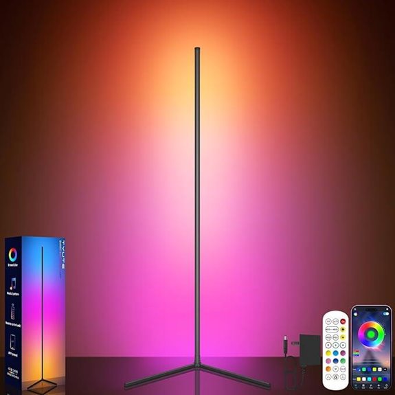 tyute led corner lamp with app