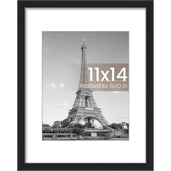 upsimples 11x14 frame with mat black