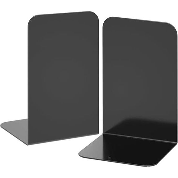 vfine black metal bookends