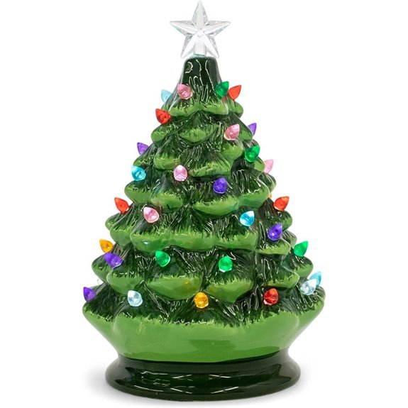 7 Best Ceramic Christmas Trees for 2026 7 vintage green lighted ceramic tree