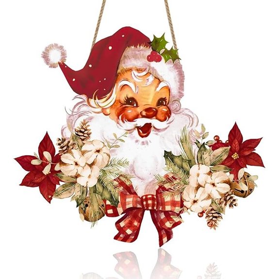 10 Best Christmas Decorations for 2026 (Deck the Halls) 10 vintage santa wooden welcome sign