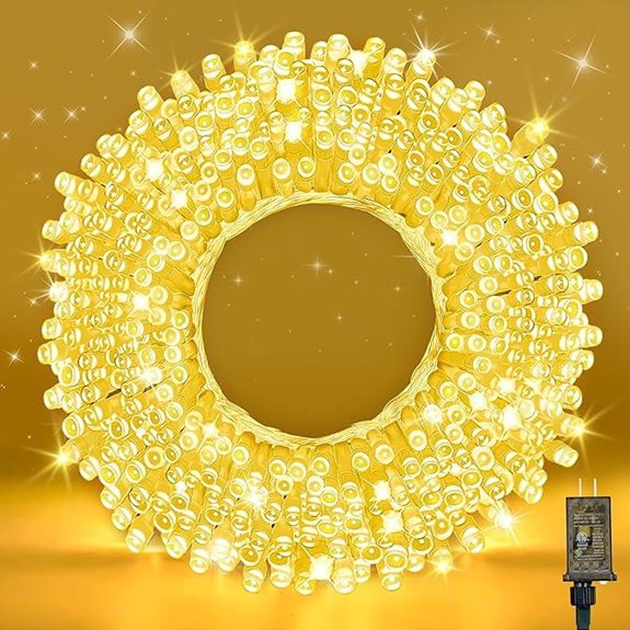 warm white led string lights