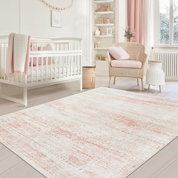 10 Best Nursery Rugs for 2026 (Soft & Safe for Little Feet) 1 washable 5x7 rug pink